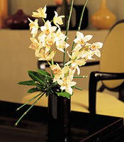  Bursa iek gnder orhaneli iekiler  cam yada mika vazo ierisinde dal orkide